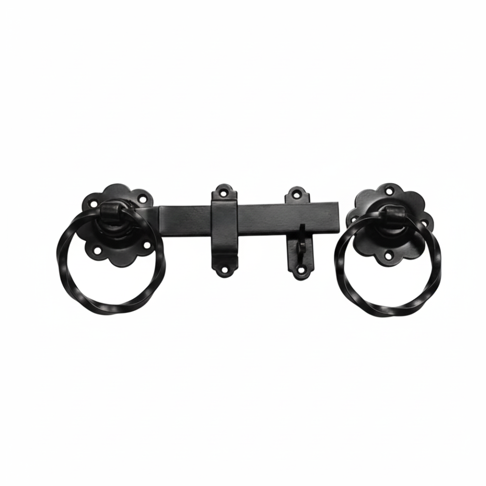 1137 - TWISTED RING HANDLE GATE LATCH